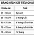 Bảng Size Áo Trẻ Em Theo Cân Nặng