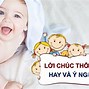 Chúc Mừng Sinh Nhật Con Trai 1 Tuổi Tiếng Anh